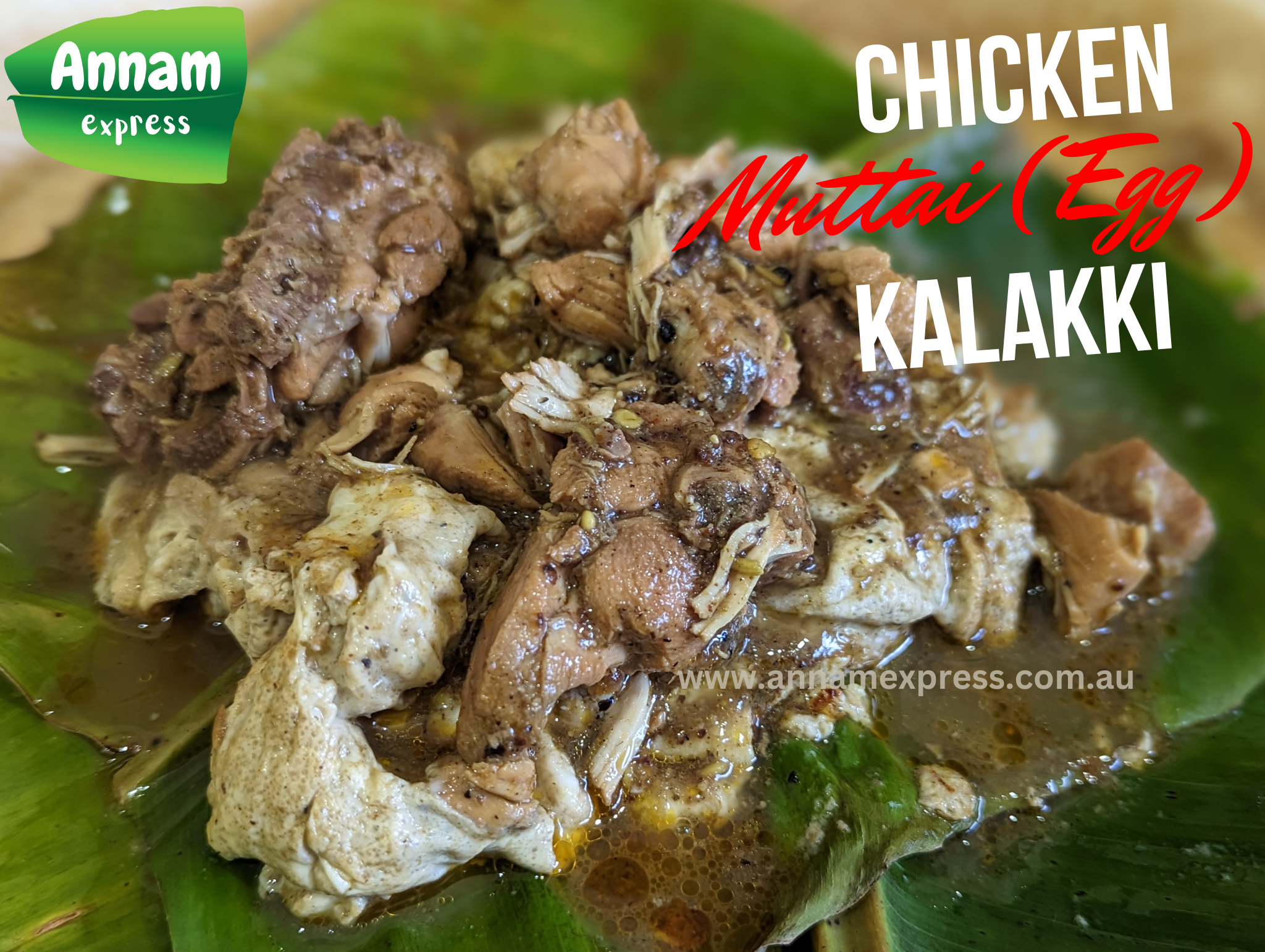 Muttai Chicken Kalakki — egg and chicken South Indian style
