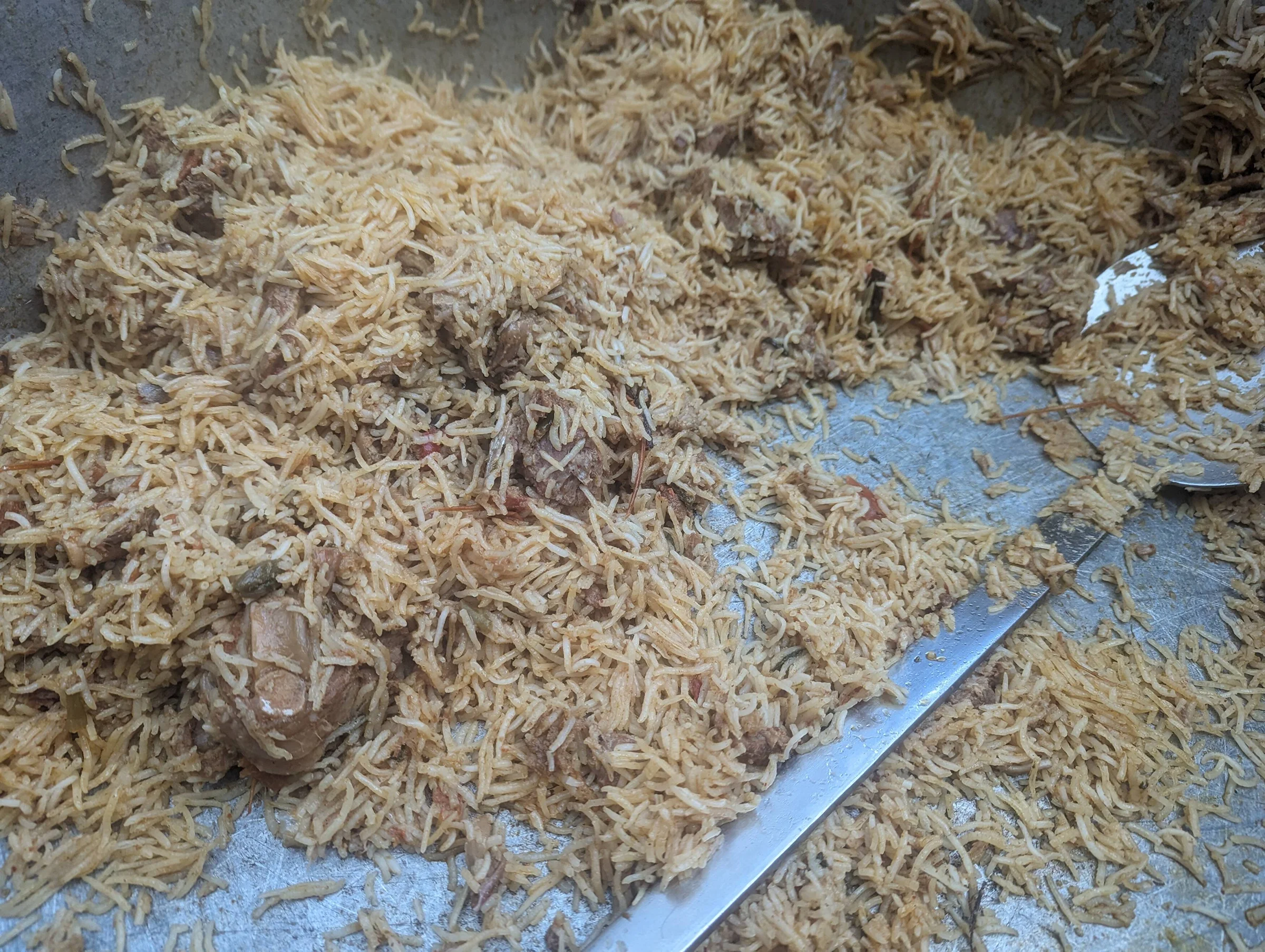 Bhai Wedding Mutton Biryani catering spread