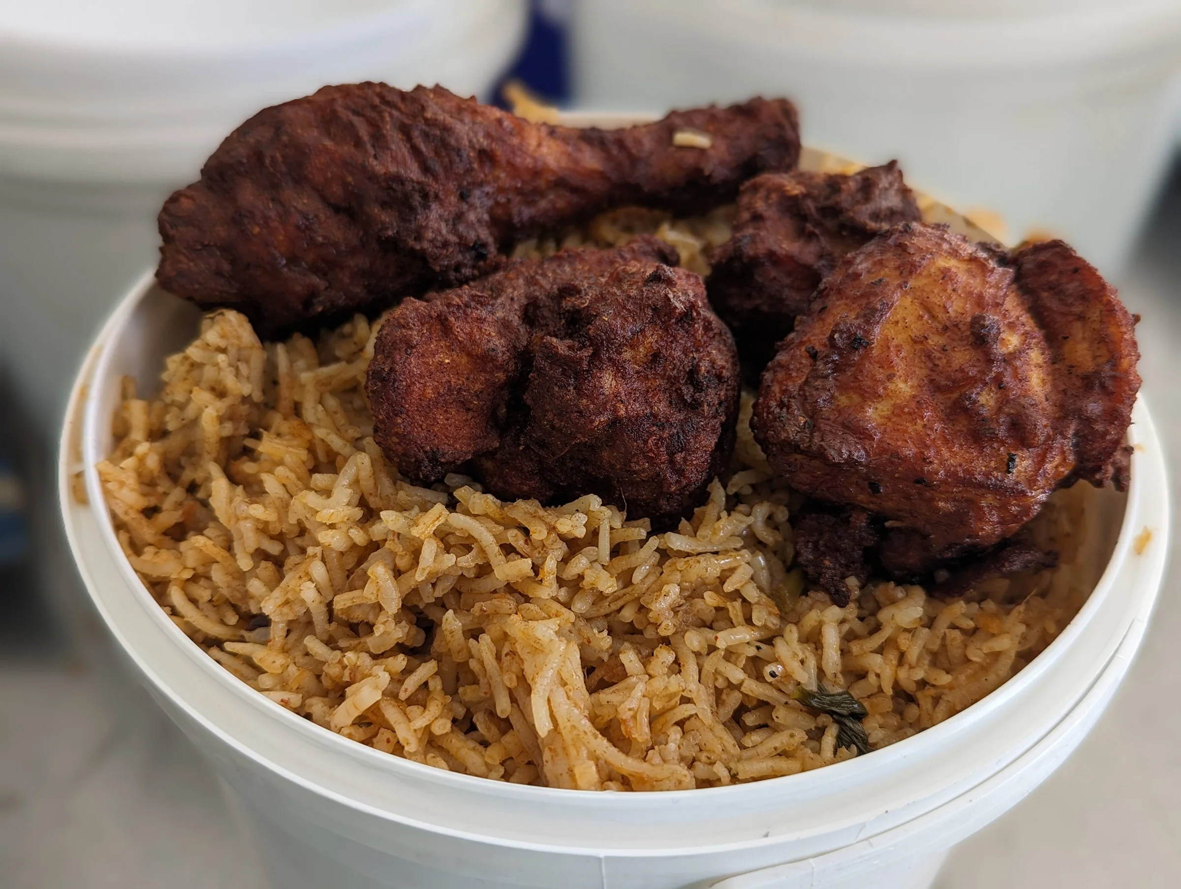 Chennai Chicken 65 and Bhai Biryani bucket combo