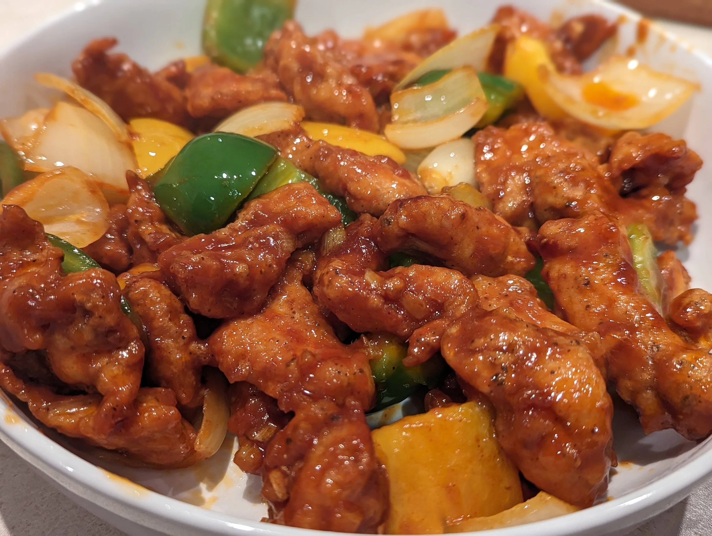 Dragon chicken South Indian style