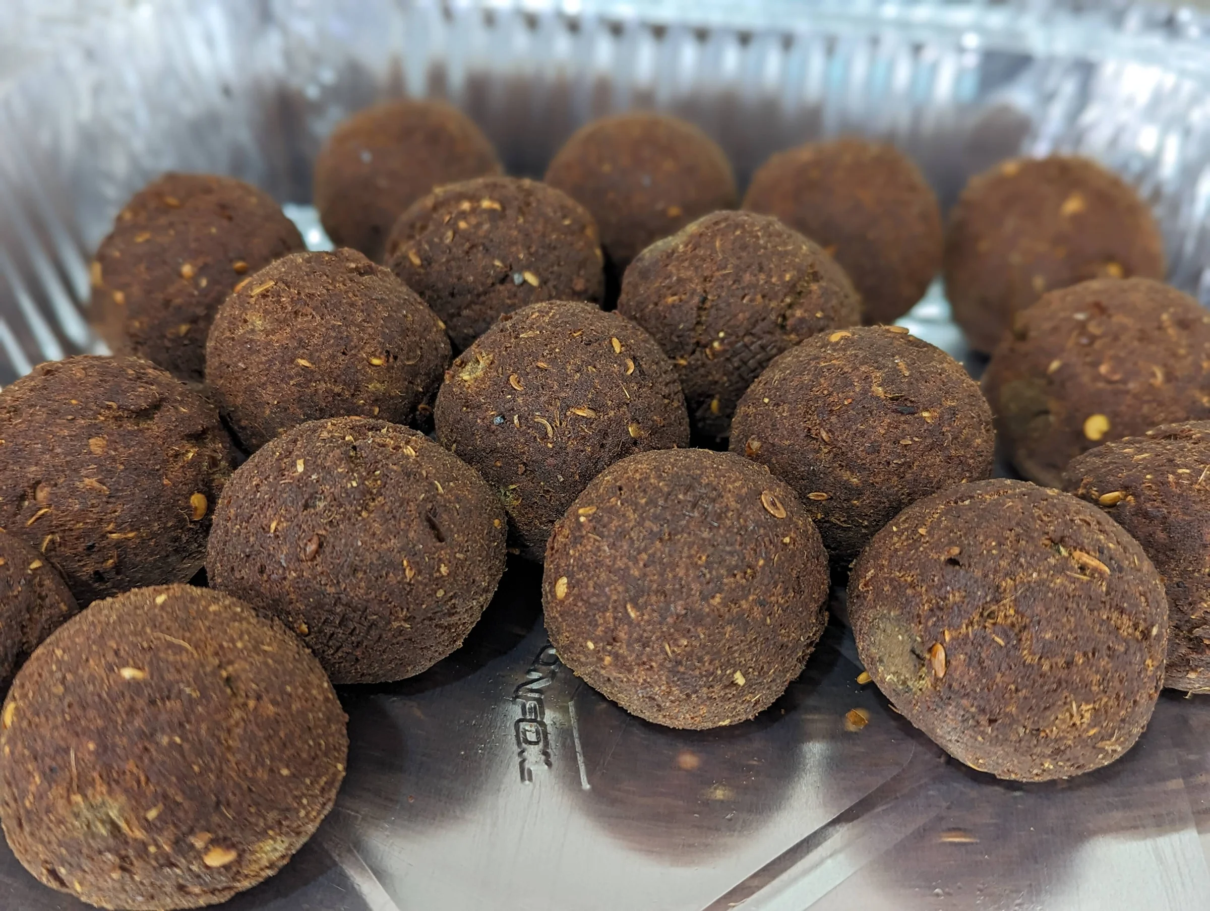 Mutton Kola meatballs on serving tray